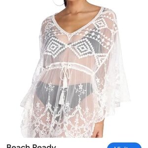 White Lace Beach Cover-Up